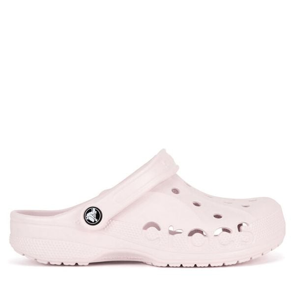 Klapki Crocs. Czerwone klapki Crocs, bez wzorów, bez obcasa. Za 199,99 zł.