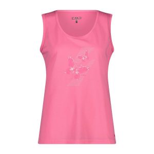 Damski tank top CMP. Czerwone topy CMP, s, bez wzorów, sportowe, bez kołnierzyka, bez ramiączek. Za 176,50 zł.