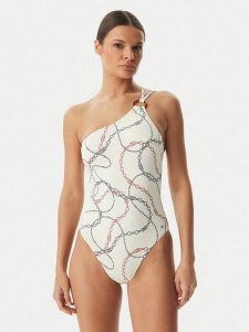Tommy Hilfiger Strój kąpielowy UW0UW06398 Biały. Białe stroje jednoczęściowe TOMMY HILFIGER, bez wzorów, z syntetyku. Za 291,99 zł.