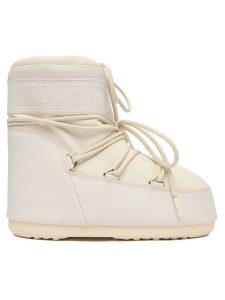 Moon Boot Śniegowce 80D1409380 Écru. Buty zimowe Moon Boot, ze skóry, bez obcasa, bez zapięcia. Za 989,99 zł.