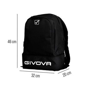 Plecak sportowy Givova Europa 46x32x20 cm – czarny. Czarne plecaki Givova. Za 66,48 zł.