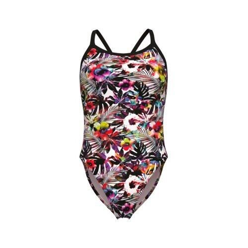 Damski kostium kąpielowy 1-częściowy Arena Belize Xcriss Cro. Czarne stroje jednoczęściowe Arena, bez wzorów. Za 301,00 zł.