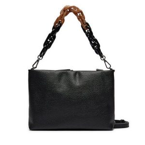 Torebka Gianni Chiarini. Czarne torebki klasyczne Gianni Chiarini, bez wzorów, bez dodatków. Za 429,99 zł.