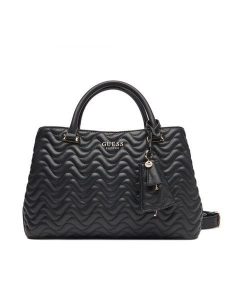 Guess Torebka Melisandra HWQG96 53070 Czarny. Czarne torebki klasyczne Guess, z aplikacjami, ze skóry, bez dodatków. Za 489,99 zł.