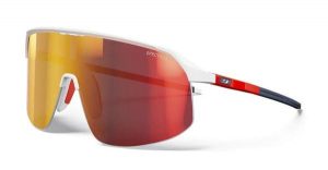 Okulary rowerowe Julbo Density biało/pomarańczowe/niebieski Spectron kat.3. Białe okulary przeciwsłoneczne Julbo. Za 469,00 zł.