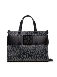 Armani Exchange Torebka 942689 3F742 00850 Czarny. Czarne torebki klasyczne Armani Exchange, bez wzorów, z materiału, bez dodatków. Za 539,99 zł.