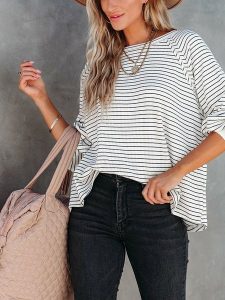 LA Angels Sweter w kolorze kremowo-czarnym rozmiar: L. Brązowe swetry oversize LA Angels, l, bez wzorów, bez ramiączek. Za 122,95 zł.