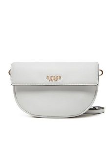 Guess Torebka HWBG96 45190 Biały. Białe listonoszki Guess, z aplikacjami, ze skóry, bez dodatków. Za 279,99 zł.