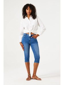 Garcia Rybaczki dżinsowe - Skinny fit - w kolorze niebieskim rozmiar: W29. Niebieskie rurki Garcia. Za 171,45 zł.
