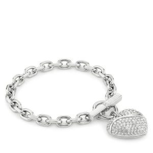 Bransoletka Guess. Szare bransoletki Guess, srebrne. Za 349,99 zł.