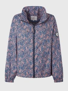 Pepe Jeans Kurtka przejściowa "Frances" w kolorze granatowym ze wzorem rozmiar: XS. Niebieskie kurtki Pepe Jeans, xs, bez wzorów, z jeansu, bez kaptura. Za 158,10 zł.