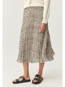 TATUUM Spódnica w kolorze kremowo-czarnym rozmiar: M. Brązowe spódnice Tatuum, m, bez wzorów, midi. Za 170,45 zł.