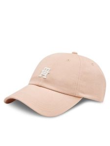 Tommy Hilfiger Czapka z daszkiem Utility Soft Cap AW0AW16363 Różowy. Czerwone czapki TOMMY HILFIGER, bez wzorów, z materiału. Za 119,99 zł.