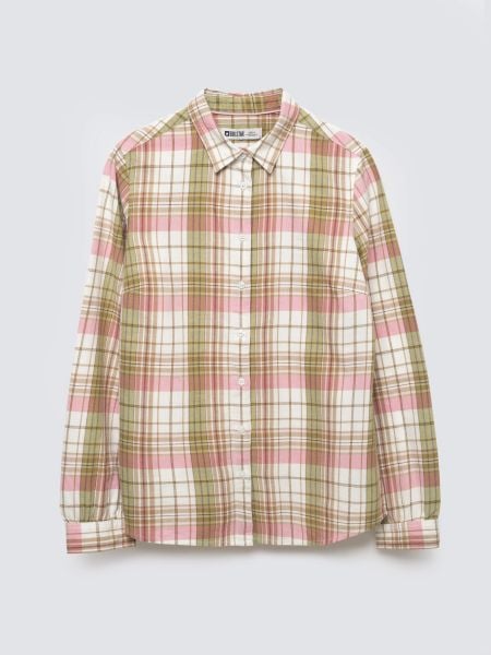 Koszula damska bawełniana w kratę różowo-zielona Cedi 600. Czerwone koszule Big Star, l, bez wzorów, z bawełny, bez kołnierzyka, bez ramiączek. Za 229,99 zł.