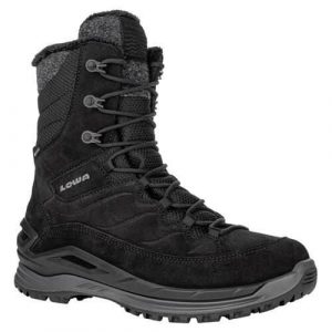 Buty trekkingowe damskie Lowa Calceta Evo Gtx. Czarne buty trekkingowe Lowa, z materiału, za kostkę, bez zapięcia. Za 784,00 zł.