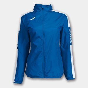 Kurtka damska Joma Rainjacket Champion Ship IV Royal Blue XL. Białe kurtki JOMA, xl, bez wzorów, bez kaptura. Za 169,99 zł.