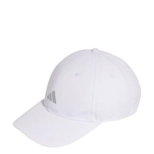 Czapka Z Daszkiem Running Essential Climacool 6 Panel. Białe czapki ADIDAS, bez wzorów. Za 109,00 zł.