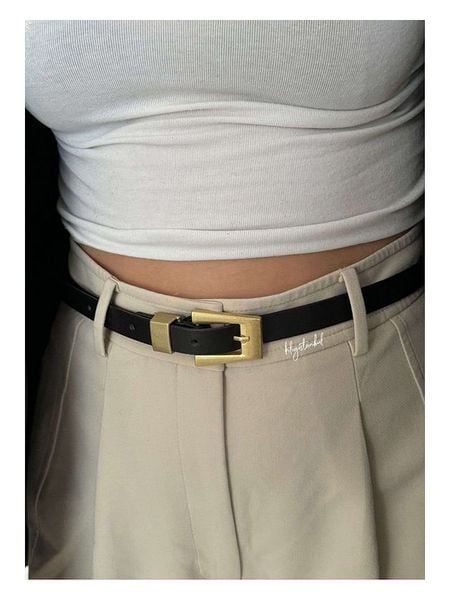 Lucky Bees Pasek w kolorze czarnym - dł. 100 cm rozmiar: onesize. Czarne paski Lucky Bees, bez wzorów, z materiału. Za 48,28 zł.