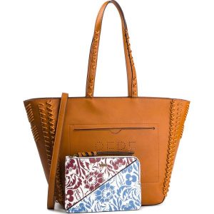 Torebka PEPE JEANS - Paulette Bag PL030997 Sandstorm 115. Brązowe torebki klasyczne marki Pepe Jeans, z jeansu. Za 359,00 zł.