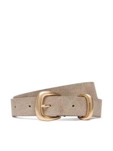 Calvin Klein Pasek Damski 2Piece Suede Strap 25Mm LV04F7065G Beżowy. Brązowe paski Calvin Klein, bez wzorów, ze skóry. Za 229,99 zł.