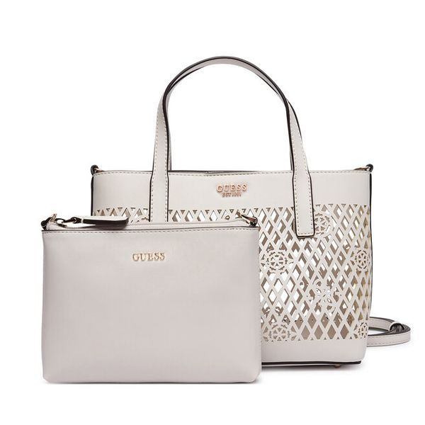 Torebka Guess. Białe torebki klasyczne Guess, z aplikacjami, bez dodatków. Za 589,99 zł.