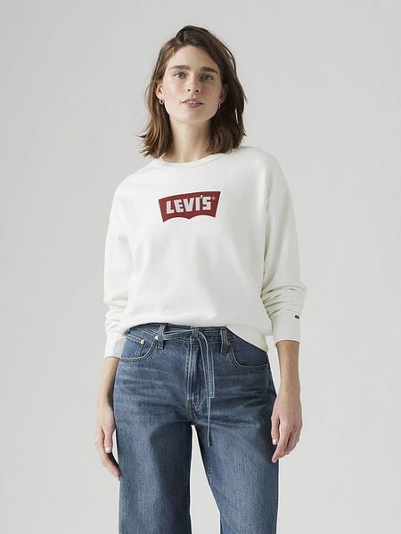 Levi's Bluza w kolorze białym rozmiar: L. Białe bluzy Levi's®, l, bez wzorów, z bawełny, bez kaptura. Za 160,33 zł.