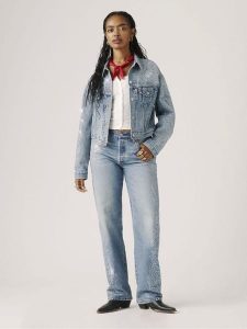Levi's Dżinsy "501 '90S" - Regular fit - w kolorze błękitnym rozmiar: W28/L32. Niebieskie jeansy Levi's®, z aplikacjami, ze skóry. Za 413,61 zł.