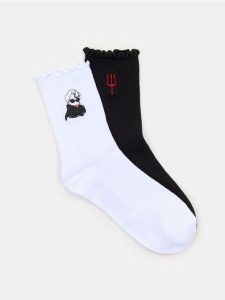 Skarpetki 2 pack Devil Wears PRADA - wielobarwny. Skarpetki Sinsay, bez wzorów. Za 12,99 zł.