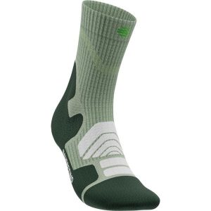 Skarpetki średniej długości z wełny merino dla kobiet Bauerfeind Merino. Zielone skarpetki BAUERFEIND, bez wzorów, z wełny. Za 265,50 zł.