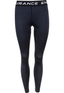 Damskie legginsy Endurance Power. Czarne legginsy ENDURANCE, bez wzorów, z elastanu. Za 147,00 zł.
