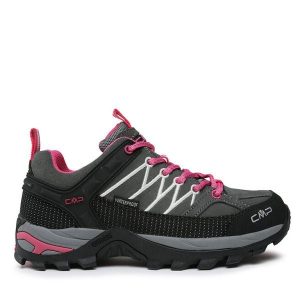 Trekkingi CMP. Szare buty sportowe CMP, bez wzorów, bez zapięcia, trekkingowe. Za 299,99 zł.
