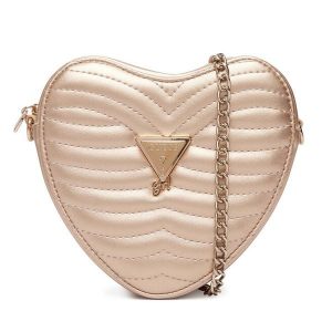 Torebka Guess. Żółte listonoszki Guess, z aplikacjami, bez dodatków. Za 239,99 zł.