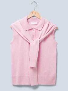 LeGer Top "Darina" w kolorze jasnoróżowym rozmiar: 34. Różowe topy LeGer, bez wzorów, bez kołnierzyka, bez ramiączek. Za 196,70 zł.