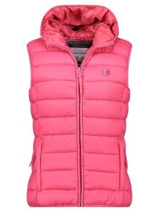 Geographical Norway Kamizelka pikowana "Vatikotal" w kolorze różowym rozmiar: S. Różowe kamizelki Geographical Norway, s, bez wzorów, bez kołnierzyka, bez ramiączek, bez kaptura. Za 144,92 zł.