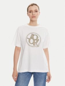 JOOP! T-Shirt 58 252JE58Tashi 30046236 Biały Regular Fit. Białe t-shirty JOOP!, bez wzorów, z bawełny, bez kołnierzyka, bez ramiączek. Za 259,99 zł.