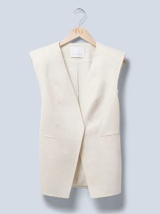 LeGer Kamizelka "Frej" w kolorze kremowym rozmiar: 36. Brązowe kamizelki LeGer, bez wzorów, bez kołnierzyka, bez ramiączek, bez kaptura. Za 340,99 zł.