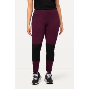 Damskie Legginsy turystyczne kieszeń na zamek błyskawiczny wysoka talia. Czerwone legginsy Ulla Popken, bez wzorów, z elastanu. Za 343,99 zł.