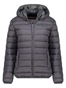 Geographical Norway Kurtka pikowana "Atichoko" w kolorze antracytowym rozmiar: XXL. Czarne kurtki Geographical Norway, xxl, bez wzorów, bez kaptura. Za 155,15 zł.