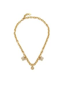 Guess Zestaw naszyjnik i kolczyki JUBN06 129JW Złoty. Żółte naszyjniki Guess, ze stali. Za 378,99 zł.