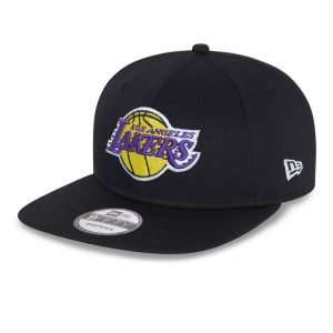 Czapka z daszkiem New Era 9FIFTY NBA LA Los Angeles Lakers 60245408 M - L. Czarne czapki New Era, bez wzorów, sportowe. Za 128,99 zł.