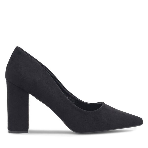 Czółenka JENNY. Czarne czółenka Jenny, bez wzorów, bez obcasa, bez zapięcia. Za 139,99 zł.