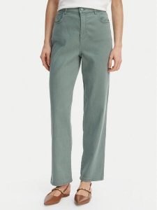 Marella Jeansy Solista 2613131065 Zielony Straight Fit. Zielone jeansy Marella, bez wzorów, z bawełny. Za 664,99 zł.