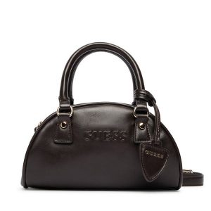 Torebka Guess. Brązowe torebki klasyczne Guess, z aplikacjami, bez dodatków. Za 344,99 zł.