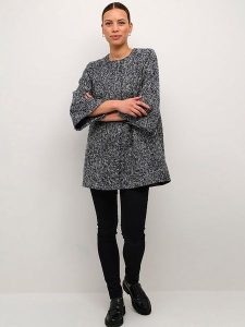 CULTURE Kardigan "Busra" w kolorze czarnym rozmiar: 34. Czarne kardigany Culture, z bawełny. Za 134,53 zł.