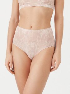 Chantelle Figi klasyczne z wysokim stanem Soft Stretch C11D70 Różowy. Czerwone figi Chantelle, bez wzorów, z syntetyku. Za 99,99 zł.