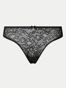 Guess Figi klasyczne O5RE09 KBGT0 Czarny Regular Fit. Czarne figi Guess, z aplikacjami, z syntetyku. Za 109,99 zł.