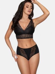 Figi Model BBL 181 Black - Babell. Czarne figi Babell, bez wzorów, z bawełny. Za 68,91 zł.
