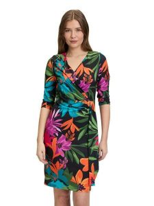 Vera Mont Sukienka ze wzorem rozmiar: 44. Sukienki Vera Mont, bez wzorów, bez kołnierzyka, bez ramiączek, mini. Za 173,99 zł.