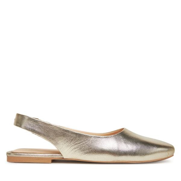 Sandały Bronx. Żółte sandały Bronx, bez wzorów, bez obcasa, na płaskiej podeszwie, bez zapięcia. Za 279,99 zł.