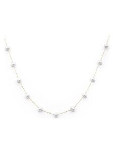 MOODE Naszyjnik "Johanna" - dł. 40 cm rozmiar: onesize. Białe naszyjniki MOODE, z perłą, ze stali. Za 56,99 zł.